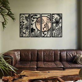 Wallity Ginkgo Wood - APT601MS Negro y beige